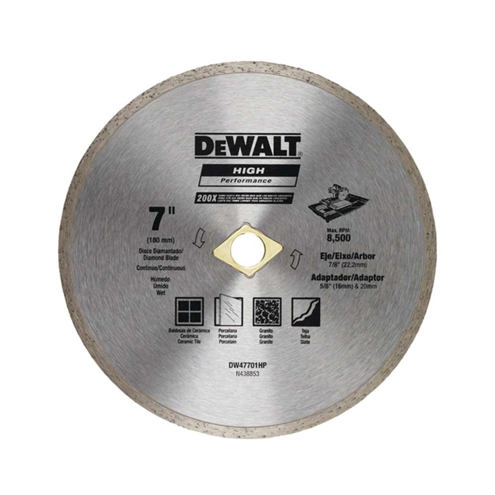 Dewalt Continuous Rim DW47701HP 178mm X 5mm X 22.2mm