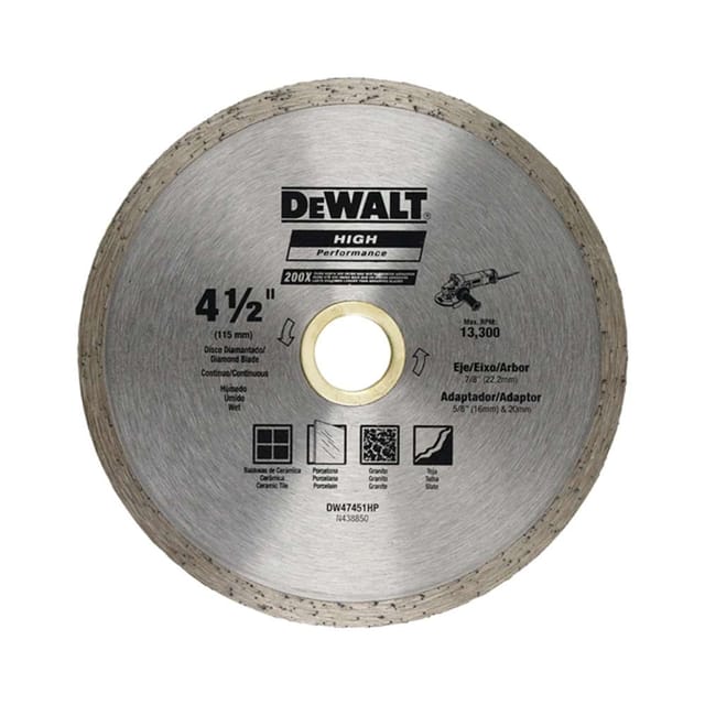 Dewalt Continuous Rim DW47451HP 115mm X 5mm X 22.2mm