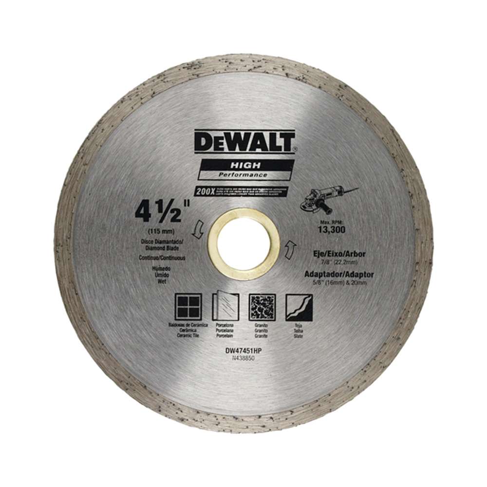 Dewalt Continuous Rim DW47451HP 115mm X 5mm X 22.2mm
