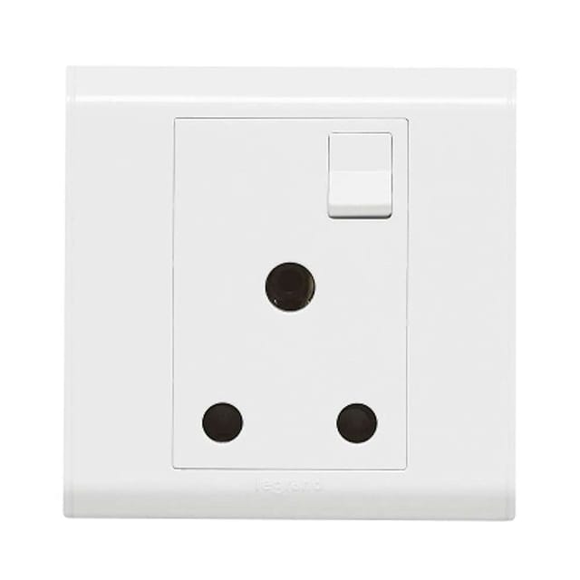 Legrand Belanko 15A Socket 617051, High-Load Outlet, Shuttered, Reliable Contact