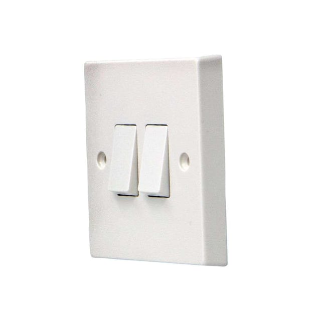 Excel 2 Gang 1 Way Switch