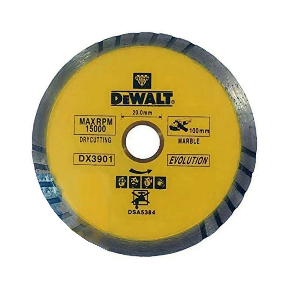 Dewalt DX3901 Laser Blades Evolution Hybrid Rim Blades / Marble And Granite - D100XBS20/16
