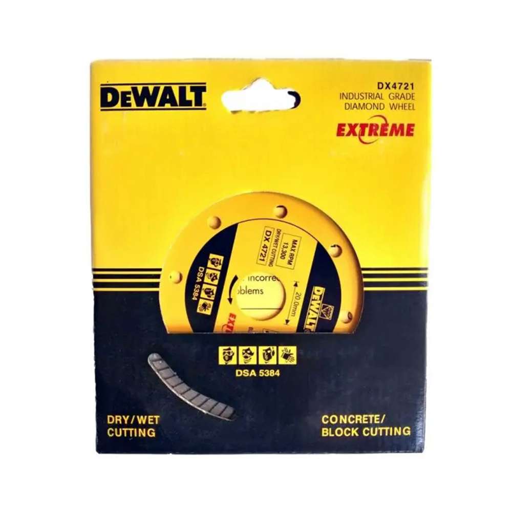 Dewalt DX4721 EXTREME BLADE FOR ABRASIVE BLOCK CUTTING - D115XBS22.2/20