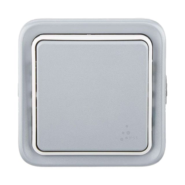 Legrand Plexo Weatherproof Switch IP55 69711, Outdoor-Rated, Gasketed Enclosure, UV-Resistant