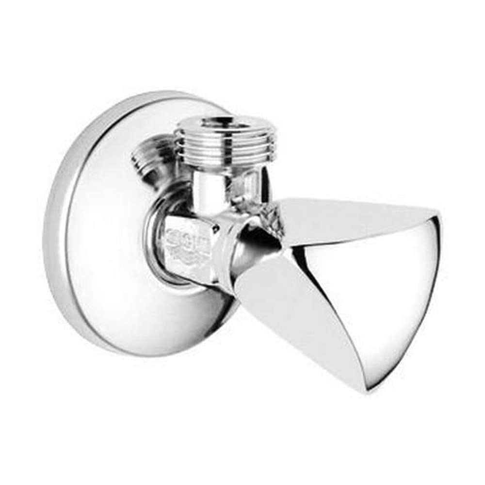 Grohe Angle Valve 1/2" 22940000, Chrome-Plated Control Valve, Smooth Quarter-Turn, Robust Body