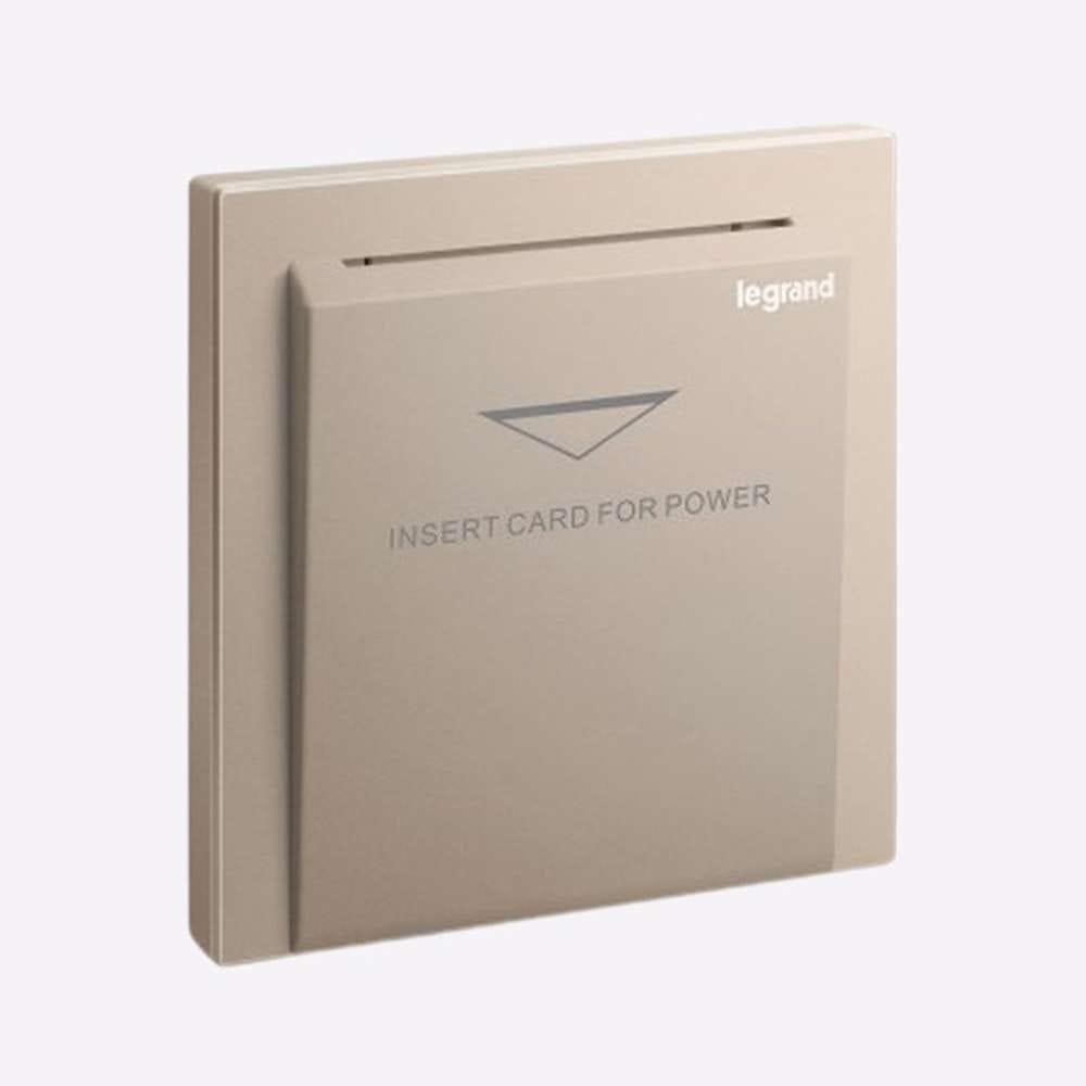 Legrand Galion Key Card Switch 220V, Master Room Power, Suitable for Hotels - Rose Gold