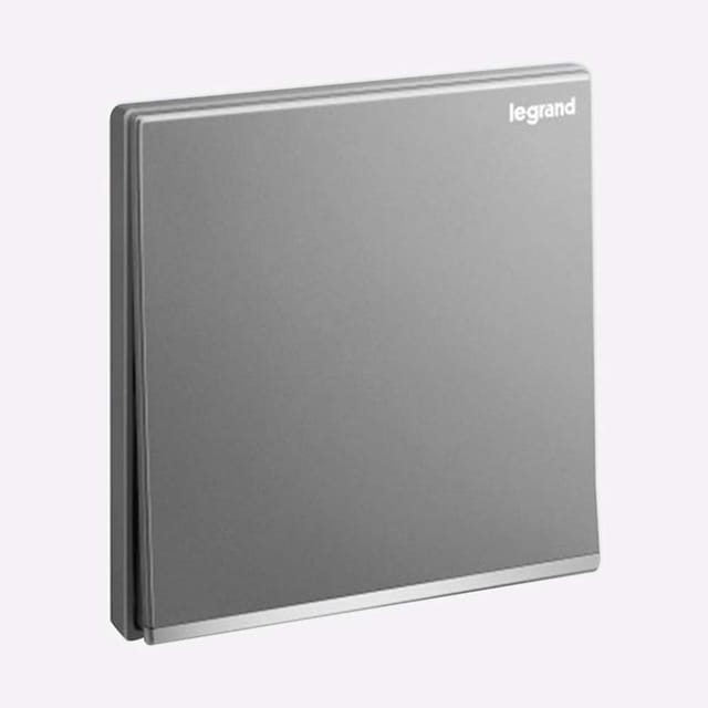 Legrand Galion Intermediate 16AX Switch, Add a Third Switching Point, Suitable for Modern Interior - Dark Silver