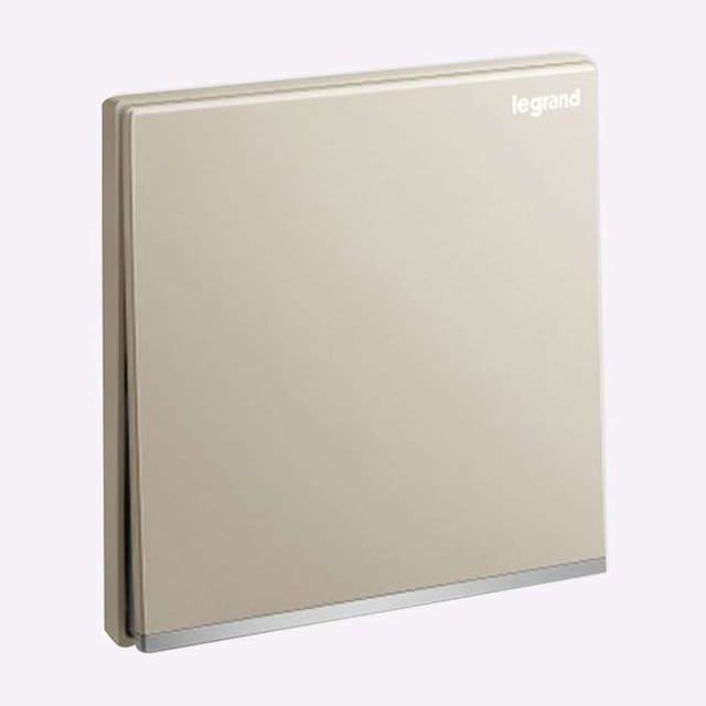 Legrand Galion Intermediate 16AX Switch, Add a Third Switching Point, Suitable for Modern Interior - Champagne
