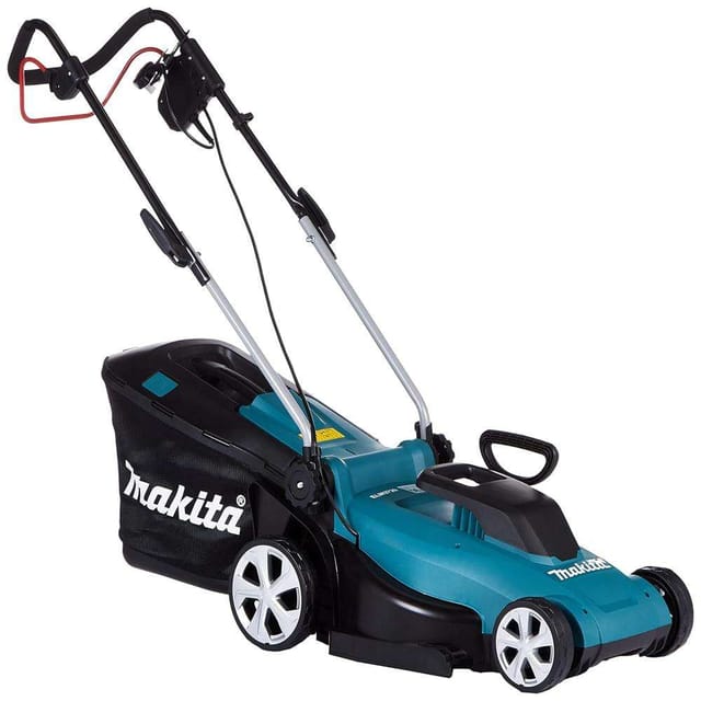 Makita ELM3720 Electric Lawn Mower 1400W 37cm Cut 40L Grass Box