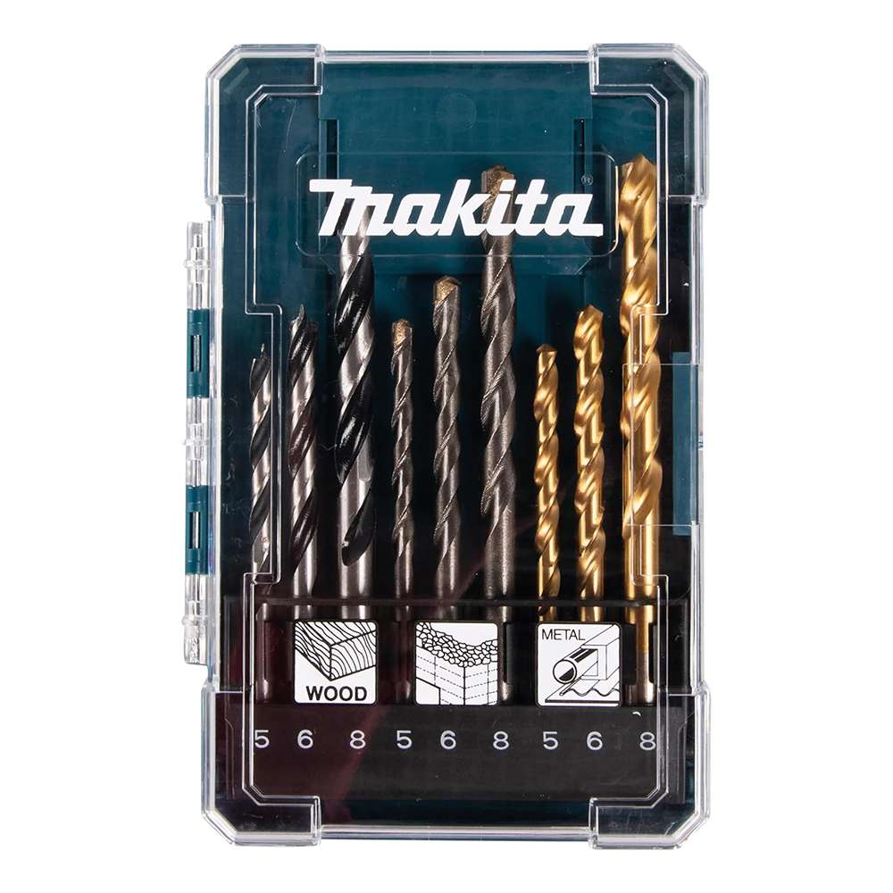 Makita D-71962 HSS 5.5mm Drill Bit Set - 9 Pcs/Set